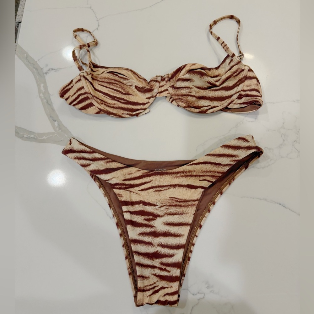 Monday Swimwear Tiger Print Bikini